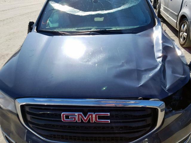 1GKKNKLA2JZ205346 - 2018 GMC ACADIA SLE BLUE photo 7