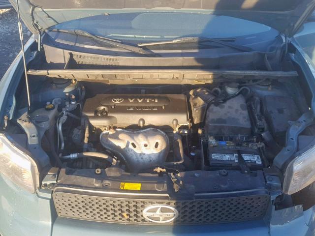 JTLKE50E491080627 - 2009 TOYOTA SCION XB Жасыл фото 7