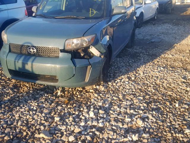 JTLKE50E491080627 - 2009 TOYOTA SCION XB Жасыл фото 9