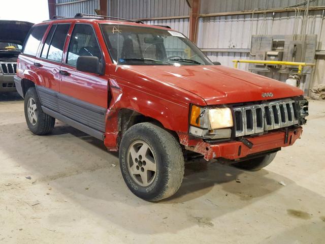 1J4GZ58S4RC354343 - 1994 JEEP GRAND CHER RED photo 1