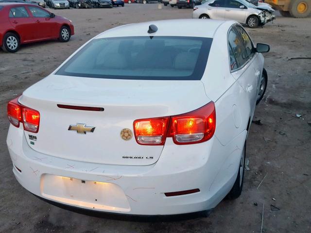1G11B5SLXFF347045 - 2015 CHEVROLET MALIBU LS 白色 照片 4