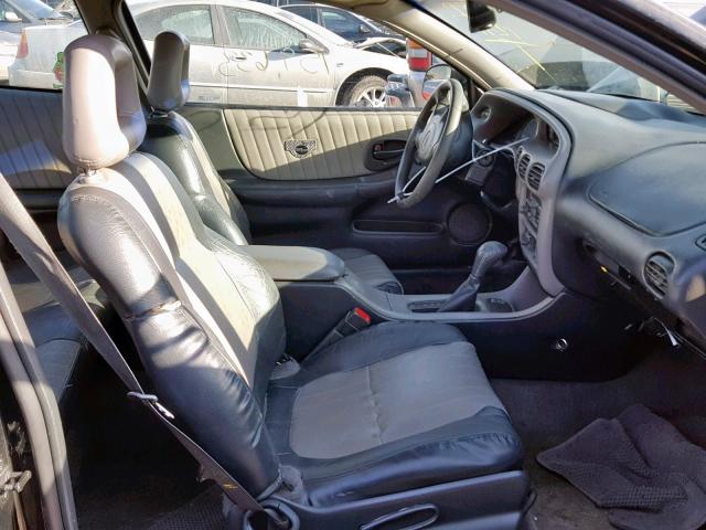 1G2WR12111F176196 - 2001 PONTIAC GRAND PRIX BLACK photo 5