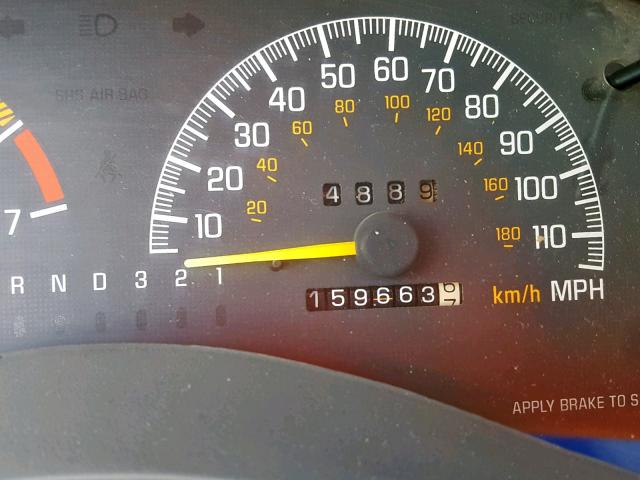 1G2WR12111F176196 - 2001 PONTIAC GRAND PRIX BLACK photo 8