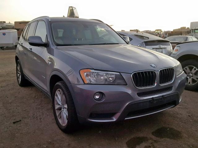 5UXWX9C51DL874281 - 2013 BMW X3 XDRIVE2 SILVER photo 1