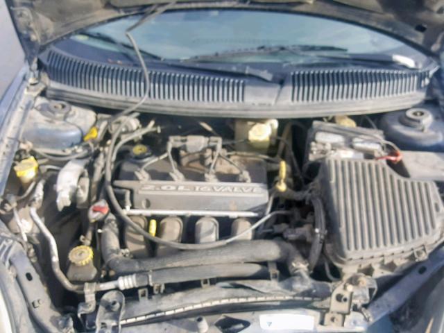 1B3ES46C9YD799856 - 2000 DODGE NEON BASE BLUE photo 7