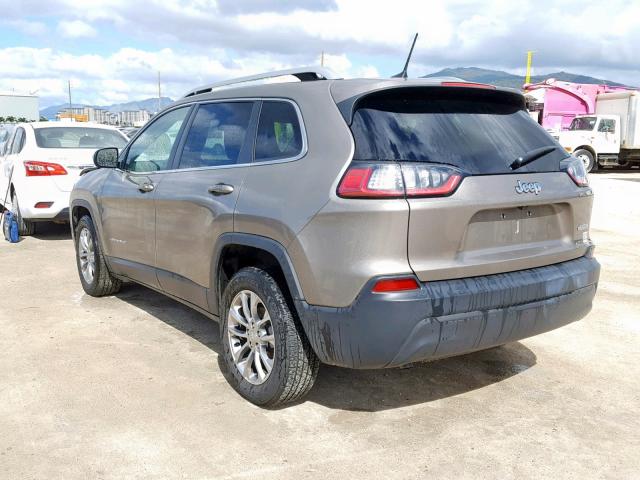 1C4PJLLB6KD184463 - 2019 JEEP CHEROKEE L BROWN photo 3