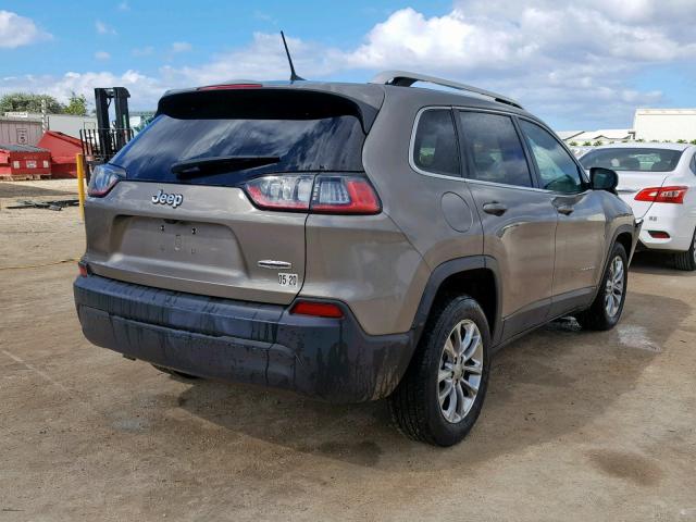 1C4PJLLB6KD184463 - 2019 JEEP CHEROKEE L BROWN photo 4