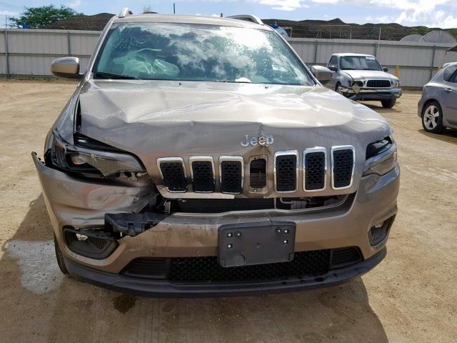 1C4PJLLB6KD184463 - 2019 JEEP CHEROKEE L BROWN photo 9