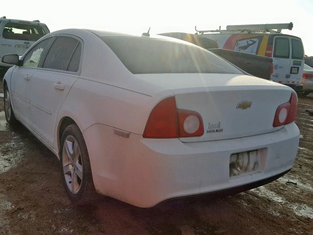 1G1ZB5E12BF160146 - 2011 CHEVROLET MALIBU LS თეთრი ფოტო 3