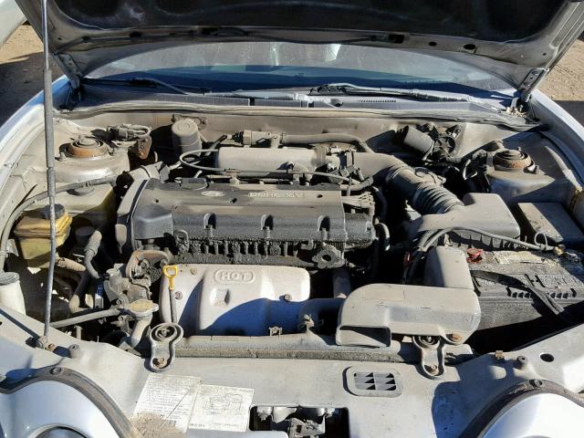 KMHJG35F2YU208671 - 2000 HYUNDAI TIBURON SILVER photo 7