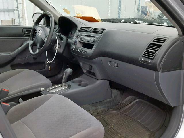 2HGES16462H907688 - 2002 HONDA CIVIC DX SILVER photo 5