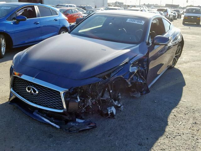 JN1EV7EK6JM342186 - 2018 INFINITI Q60 PREMIU BLUE photo 2