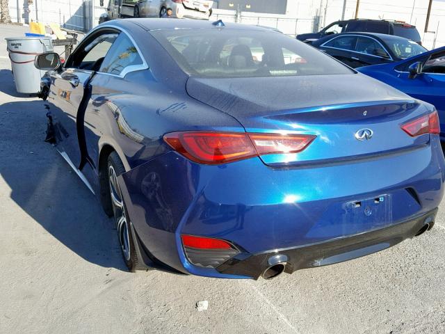 JN1EV7EK6JM342186 - 2018 INFINITI Q60 PREMIU BLUE photo 3