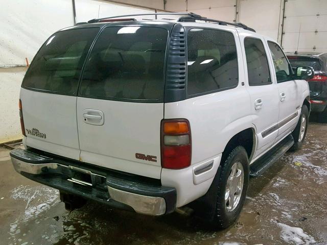 1GKEK13TX1J220774 - 2001 GMC YUKON WHITE photo 4