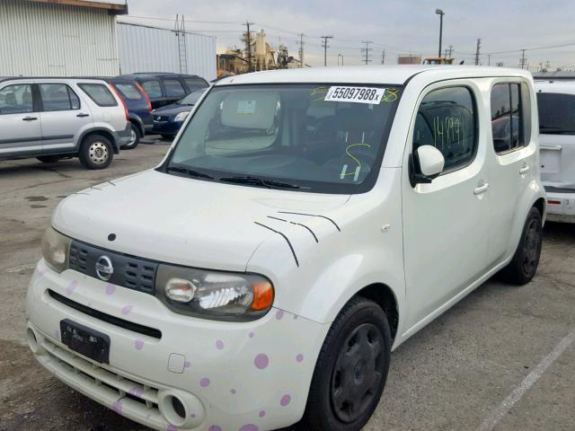 JN8AZ2KR9BT210703 - 2011 NISSAN CUBE BASE WHITE photo 2