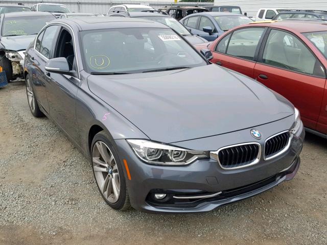 WBA8B9G59JNU96923 - 2018 BMW 330 I GRAY photo 1