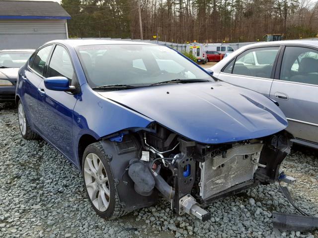 1C3CDFBBXED740565 - 2014 DODGE DART SXT BLUE photo 1