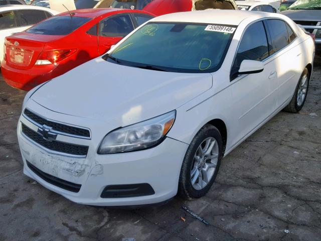 1G11D5SR6DF157545 - 2013 CHEVROLET MALIBU 1LT WHITE photo 2
