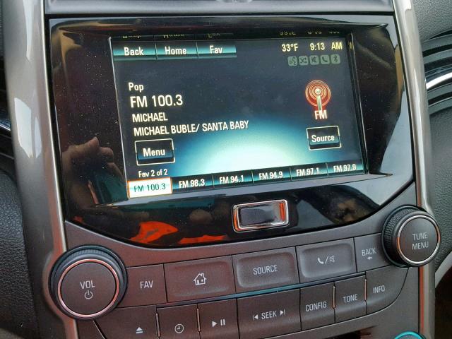 1G11D5SR6DF157545 - 2013 CHEVROLET MALIBU 1LT WHITE photo 9