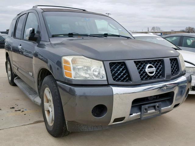 5N1AA08A86N729966 - 2006 NISSAN ARMADA SE CHARCOAL photo 1