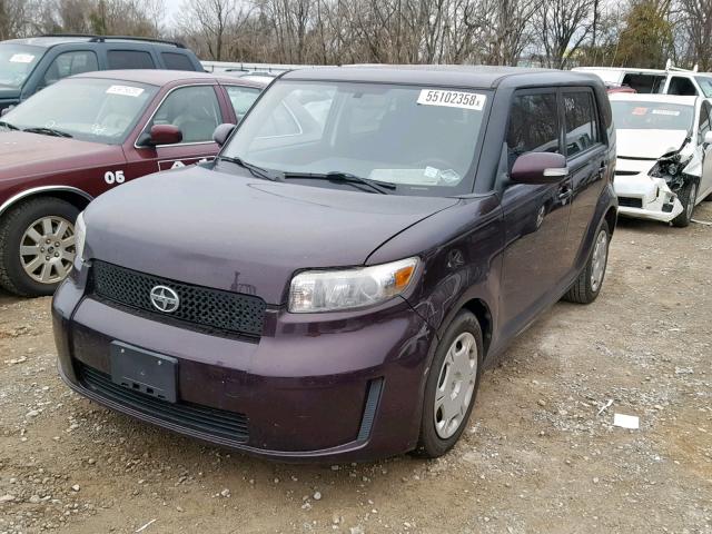 JTLZE4FE6A1097904 - 2010 TOYOTA SCION XB Бордовый фото 2