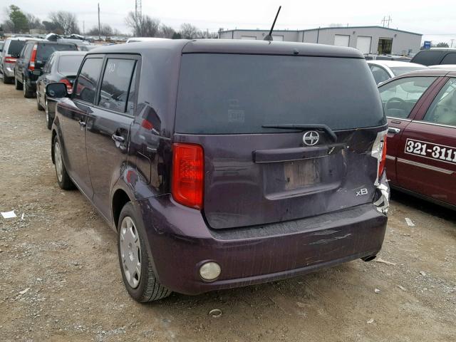 JTLZE4FE6A1097904 - 2010 TOYOTA SCION XB Бордовый фото 3