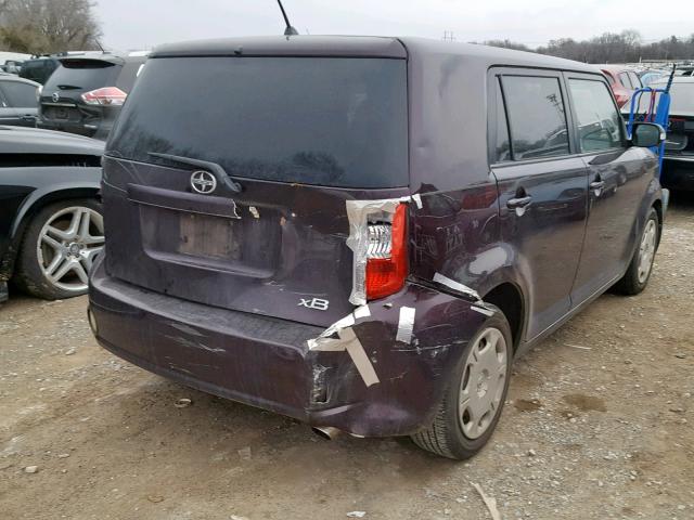JTLZE4FE6A1097904 - 2010 TOYOTA SCION XB Бордовый фото 4