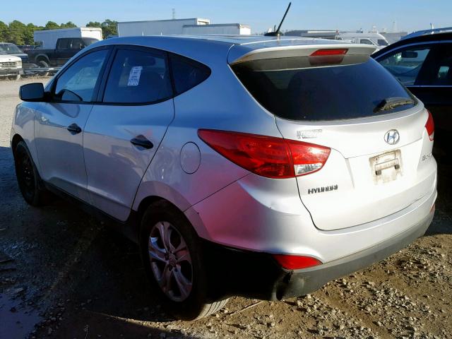 KM8JT3AB2CU425550 - 2012 HYUNDAI TUCSON GL SILVER photo 3