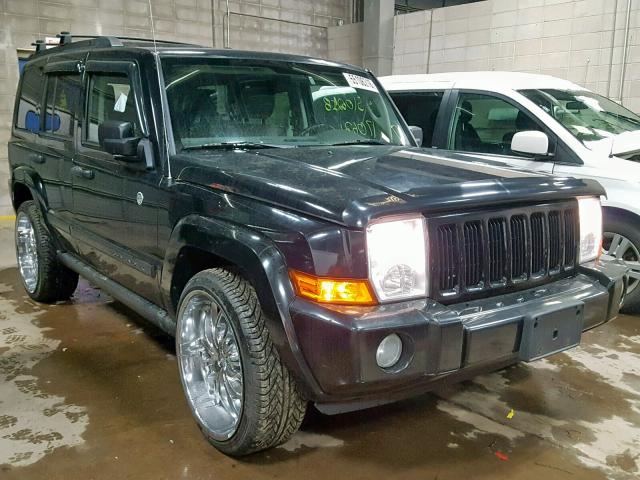 1J8HG48K46C268769 - 2006 JEEP COMMANDER BLACK photo 1