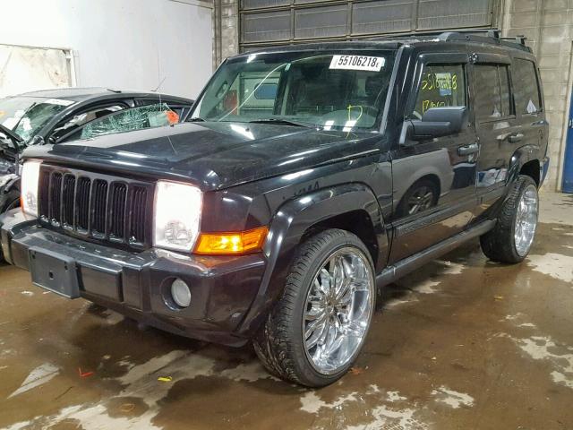 1J8HG48K46C268769 - 2006 JEEP COMMANDER BLACK photo 2