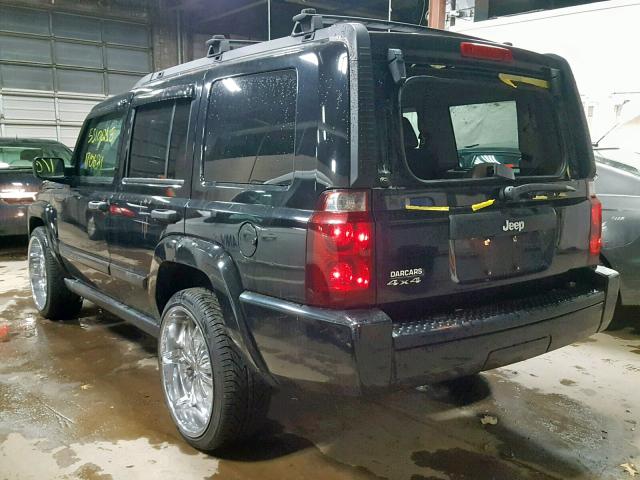 1J8HG48K46C268769 - 2006 JEEP COMMANDER BLACK photo 3