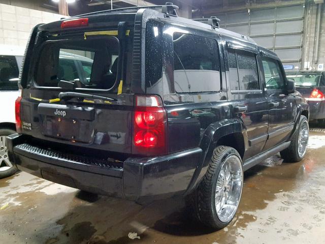 1J8HG48K46C268769 - 2006 JEEP COMMANDER BLACK photo 4