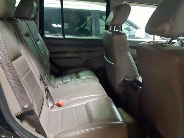 1J8HG48K46C268769 - 2006 JEEP COMMANDER BLACK photo 6