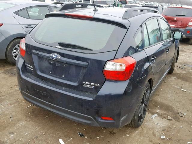 JF1GPAL69EH332582 - 2014 SUBARU IMPREZA SP BLUE photo 4