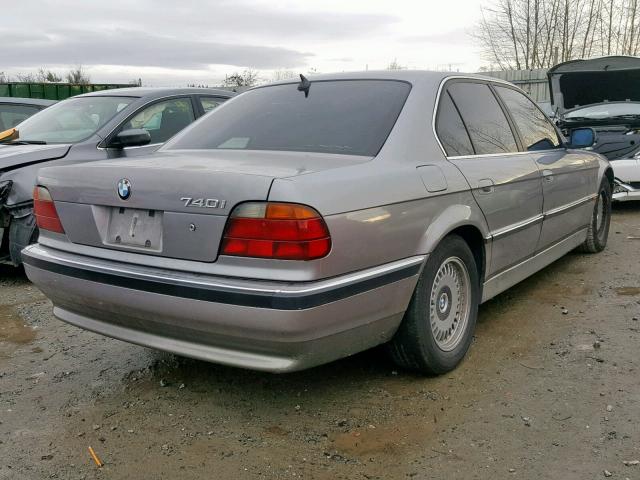 WBAGF8322VDL45939 - 1997 BMW 740 I AUTO SILVER photo 4