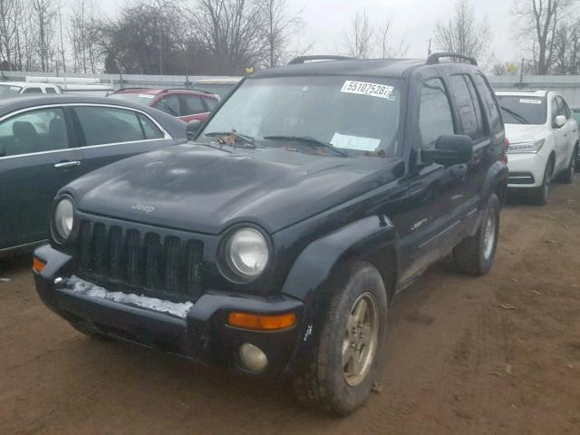 1J4GL58K83W554097 - 2003 JEEP LIBERTY LI BLACK photo 2