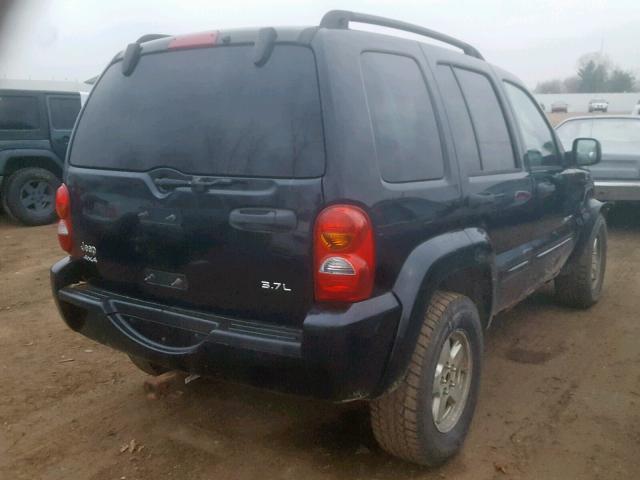 1J4GL58K83W554097 - 2003 JEEP LIBERTY LI BLACK photo 4