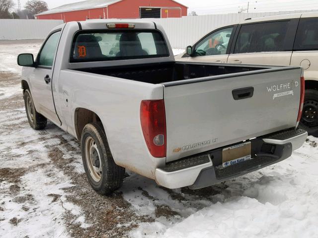 1GCCSCF99B8129454 - 2011 CHEVROLET COLORADO L SILVER photo 3