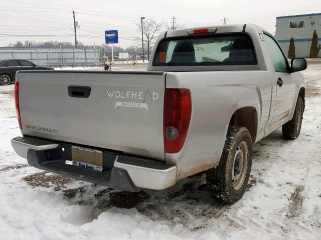 1GCCSCF99B8129454 - 2011 CHEVROLET COLORADO L SILVER photo 4