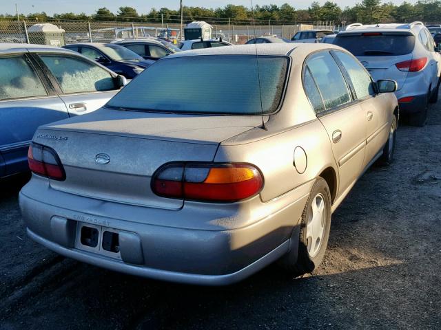 1G1NE52J3Y6340996 - 2000 CHEVROLET MALIBU LS 米色 照片 4