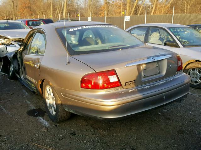 1MEFM50U82G629397 - 2002 MERCURY SABLE GS BEIGE photo 3