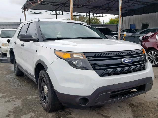 1FM5K7AR7DGC91885 - 2013 FORD EXPLORER P WHITE photo 1