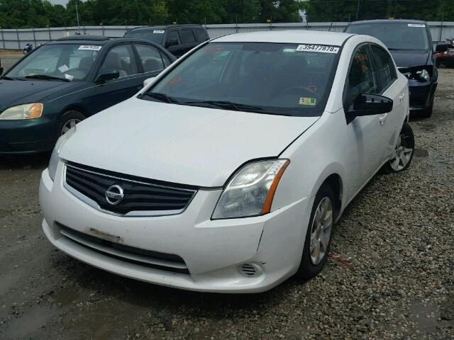 3N1AB6AP2AL637315 - 2010 NISSAN SENTRA 2.0 WHITE photo 2