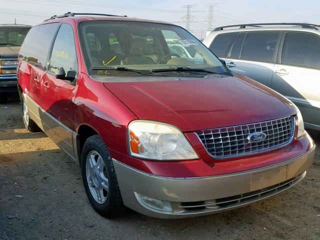 2FMZA58255BA22603 - 2005 FORD FREESTAR L RED photo 1