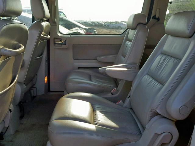 2FMZA58255BA22603 - 2005 FORD FREESTAR L RED photo 6