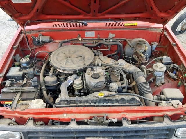 JT4RN55D2G0181162 - 1986 TOYOTA PICKUP 1/2 RED photo 7