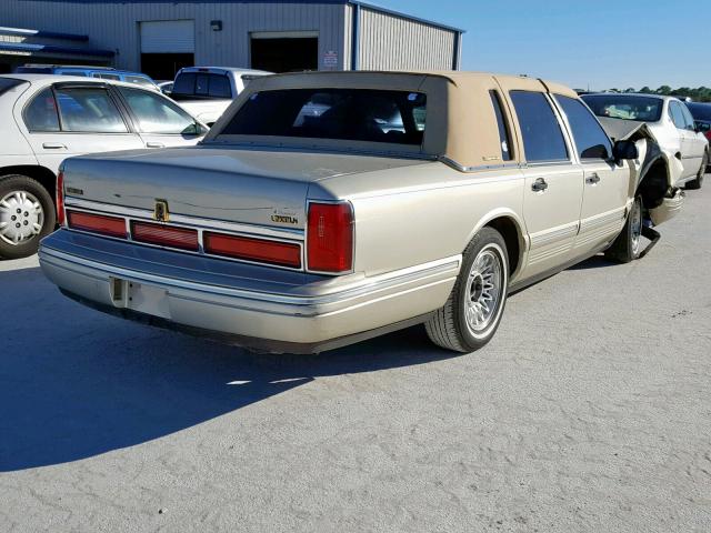 1LNLM82W7VY749108 - 1997 LINCOLN TOWN CAR S BEIGE photo 4