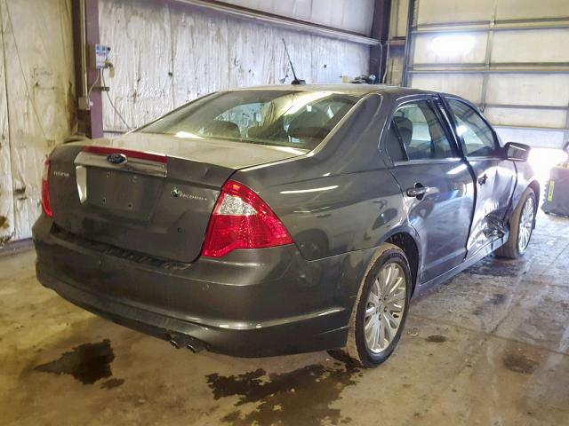 3FADP0L32AR188532 - 2010 FORD FUSION HYB GRAY photo 4