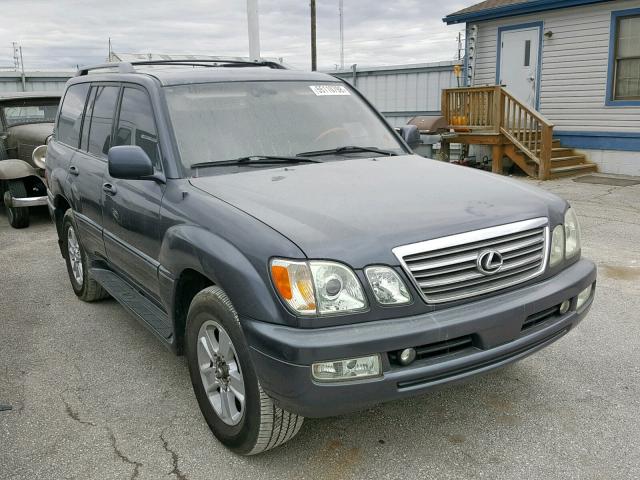 JTJHT00W533528695 - 2003 LEXUS LX 470 GRAY photo 1