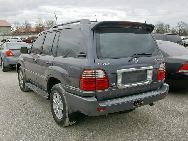 JTJHT00W533528695 - 2003 LEXUS LX 470 GRAY photo 3